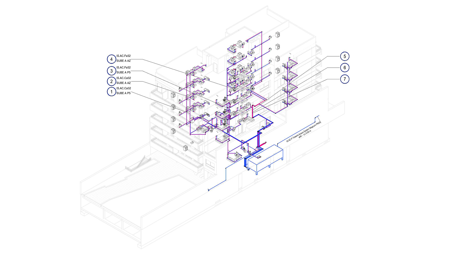Modelo BIM de Agua Potable