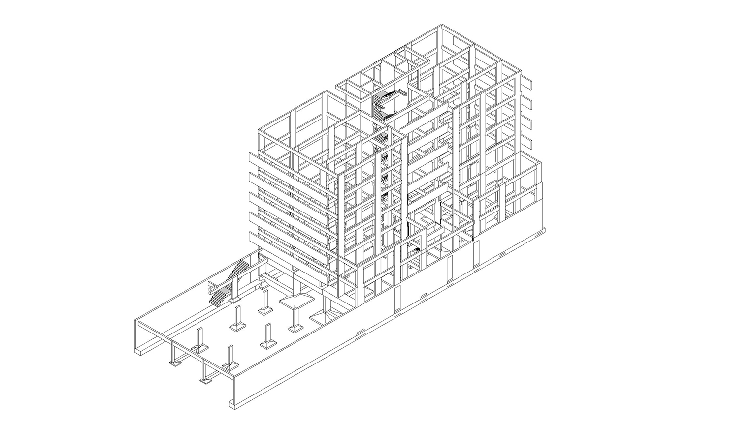 Modelo BIM de Estructura